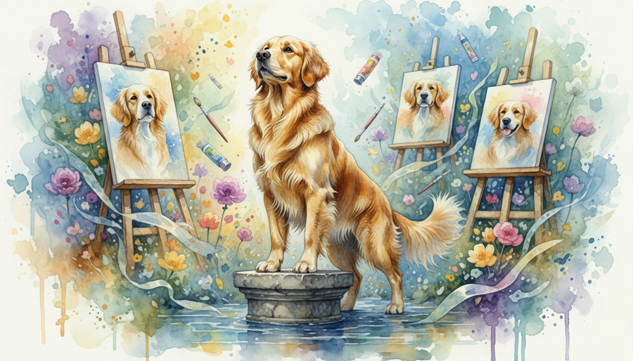 Comment realiser un portrait artistique de votre chien ?