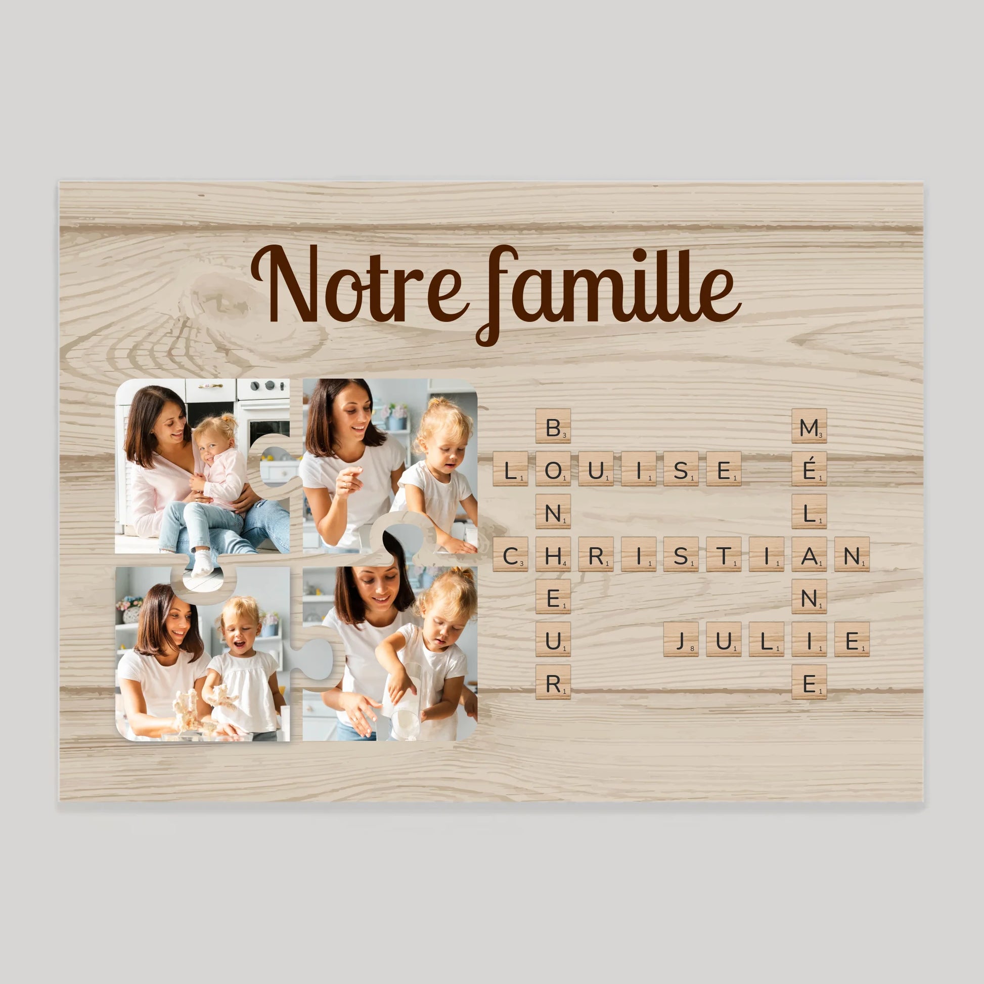 Affiche personnalisée cadeau