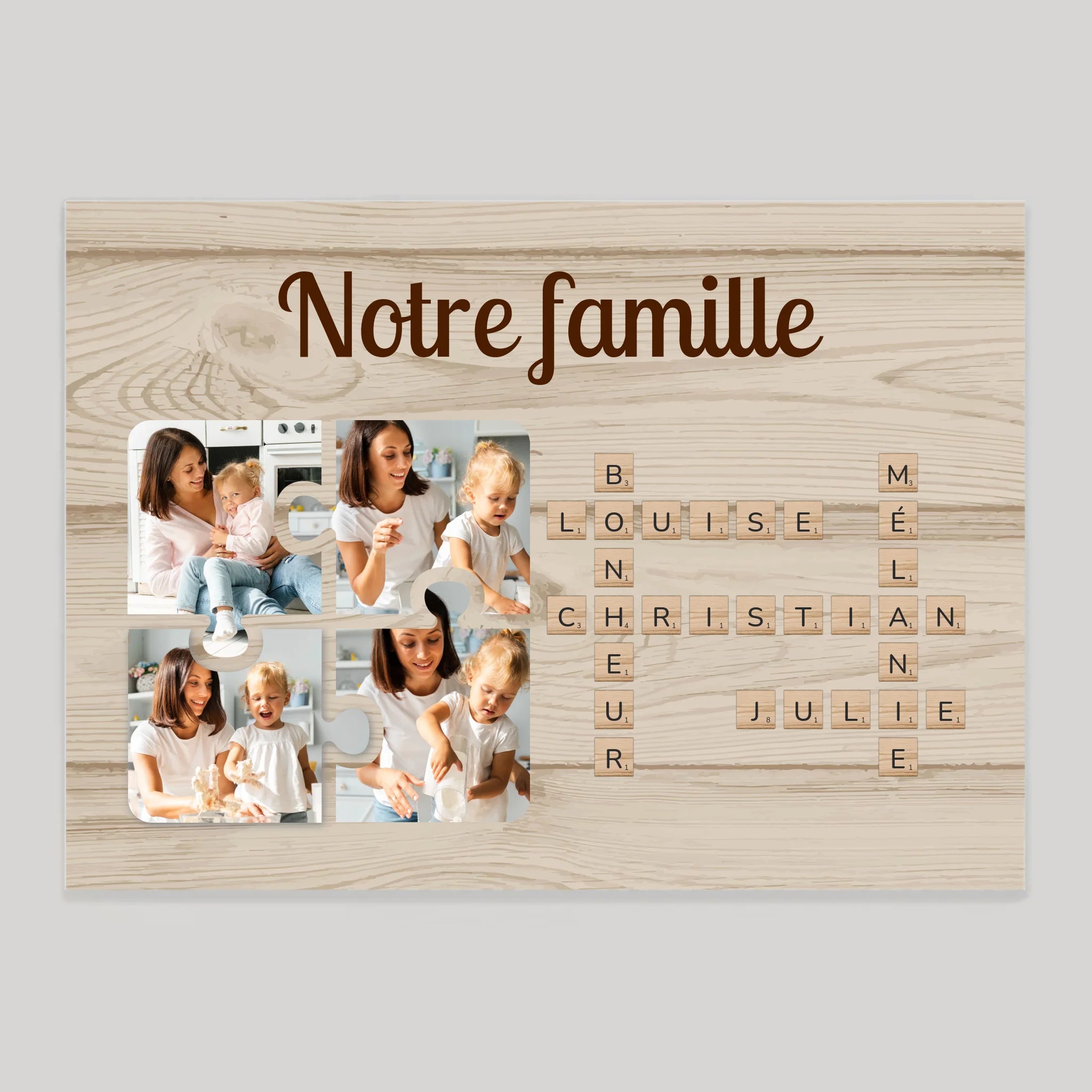Affiche personnalisée cadeau