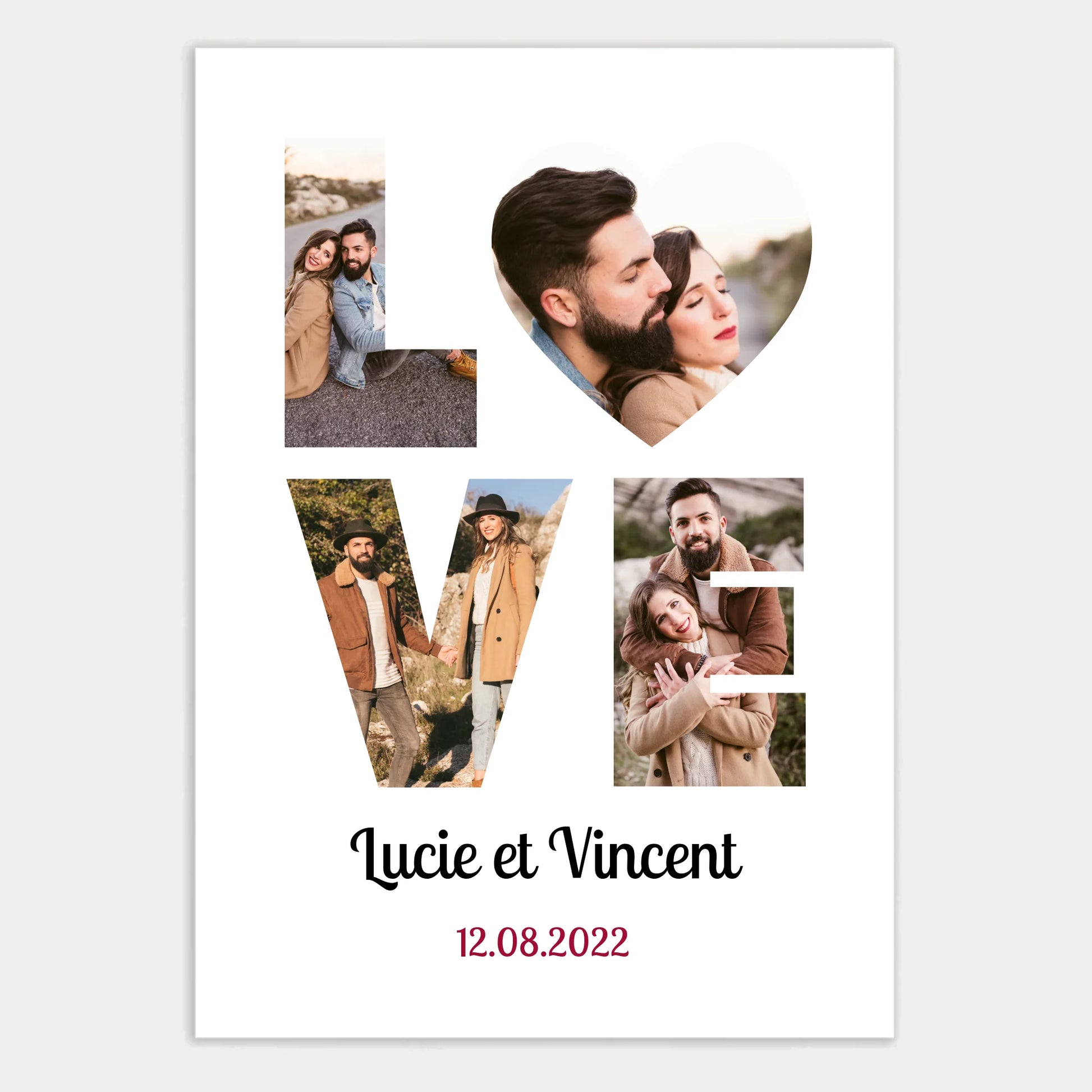 Affiche personnalisée cadeau