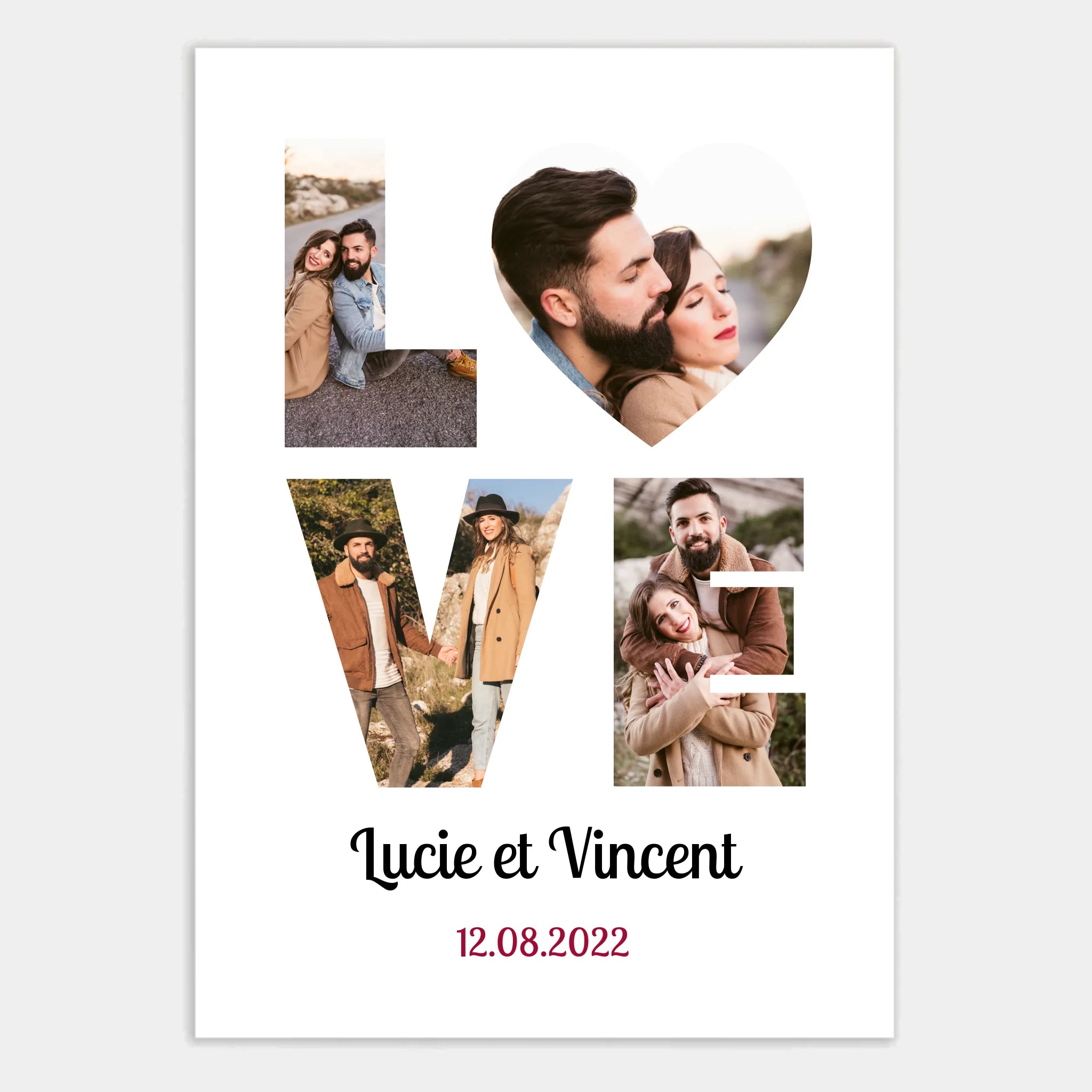 Affiche personnalisée cadeau