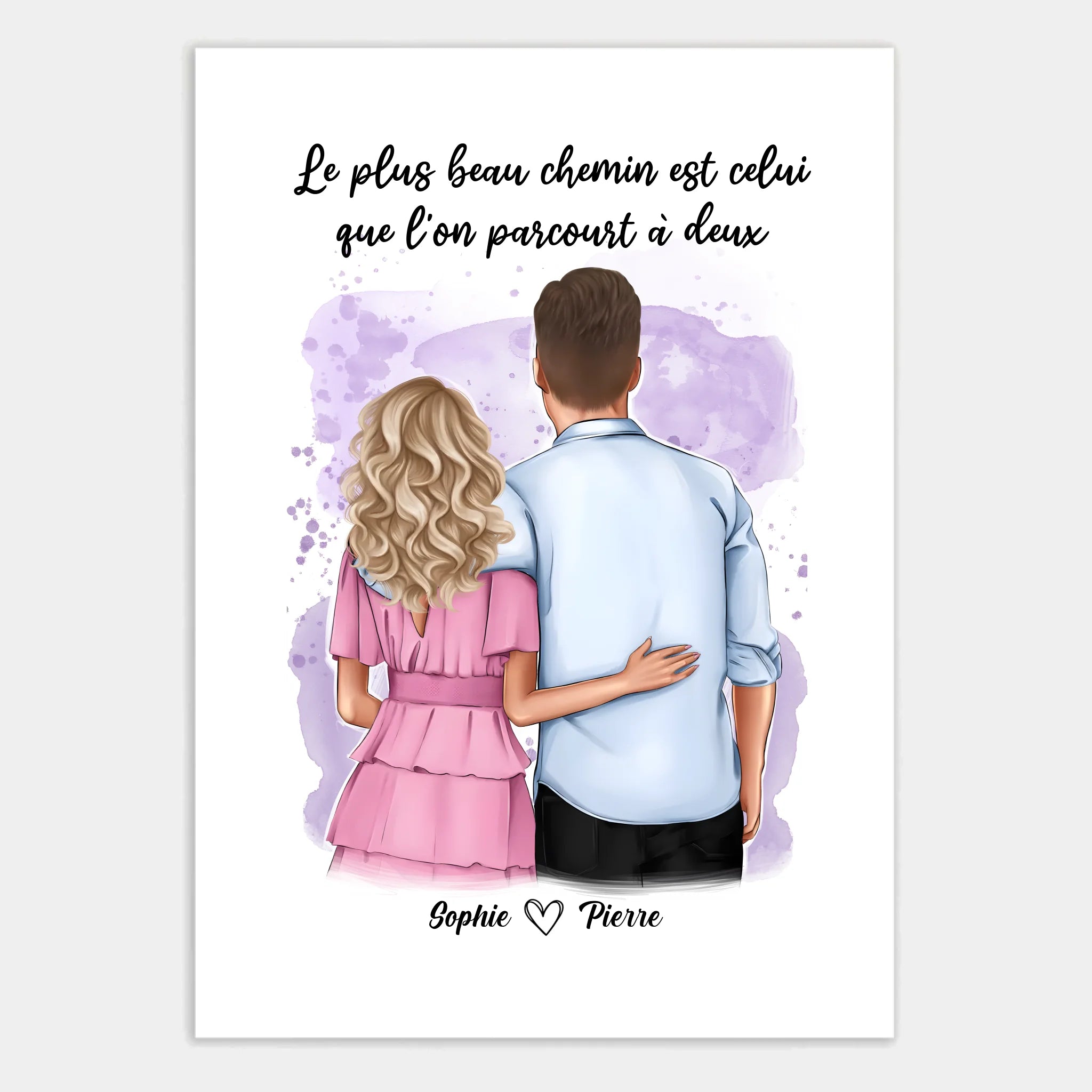 Affiche personnalisée cadeau