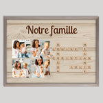 Cadre bois personnalisé cadeau