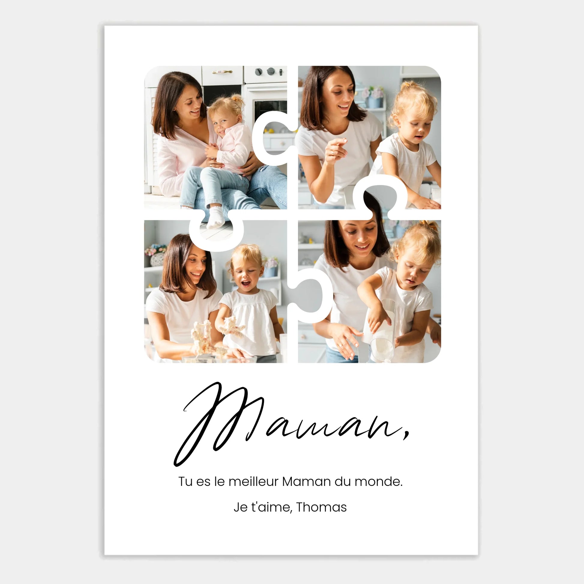 Affiche personnalisée cadeau