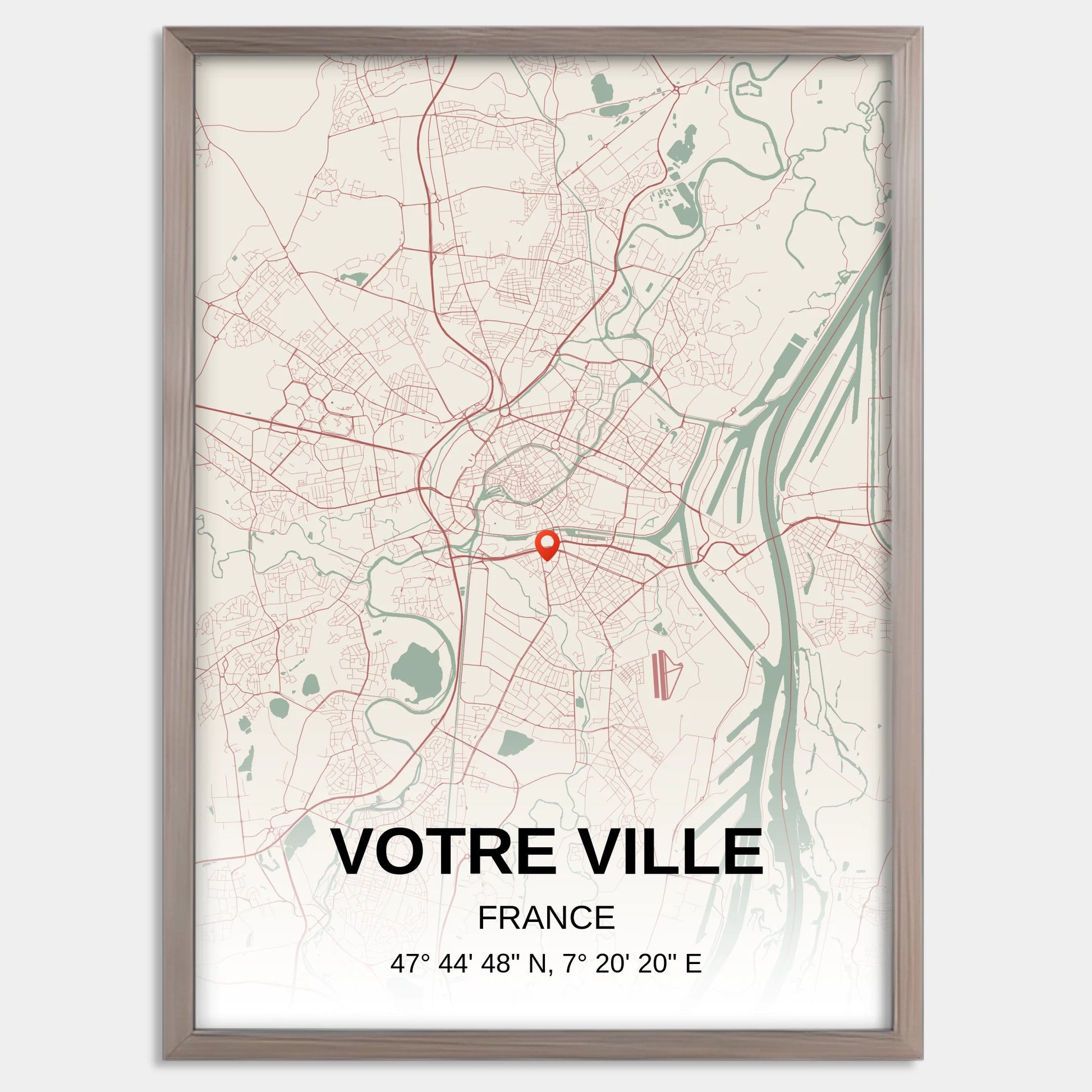 Cadre bois personnalisé cadeau