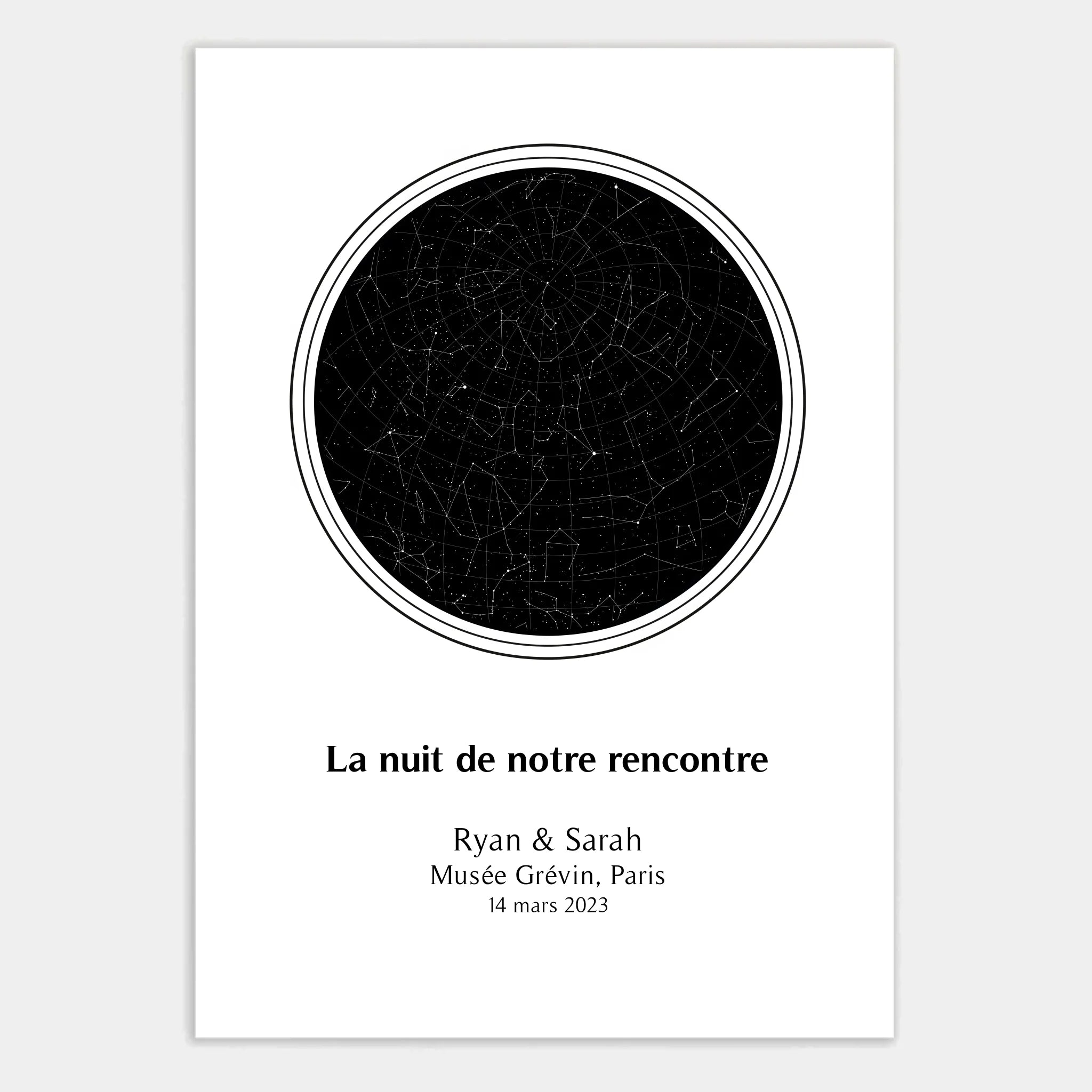 Affiche personnalisée cadeau