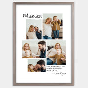 Cadre bois personnalisé cadeau