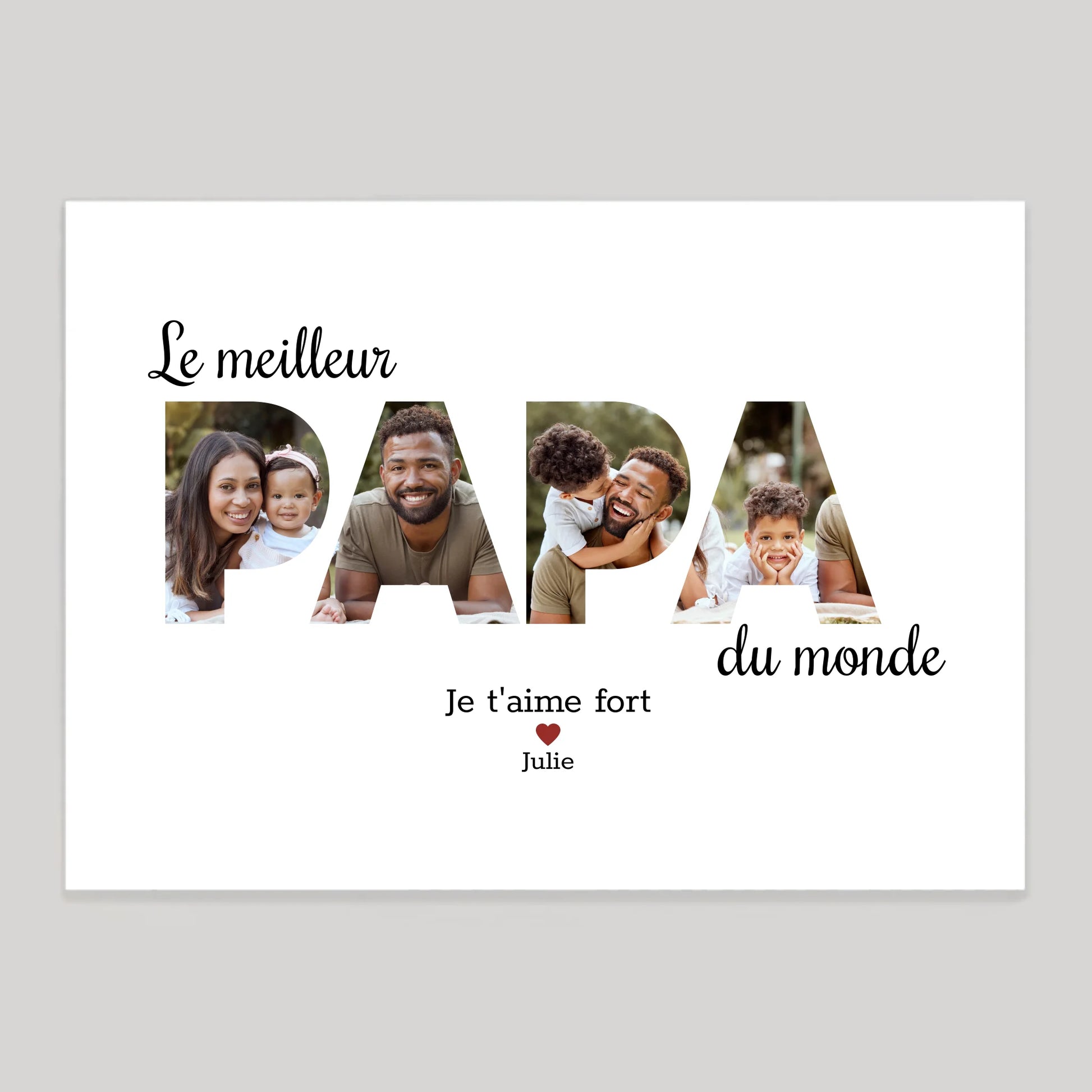 Affiche personnalisée cadeau