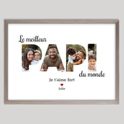 Cadre bois personnalisé cadeau