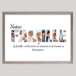 Cadre bois personnalisé cadeau