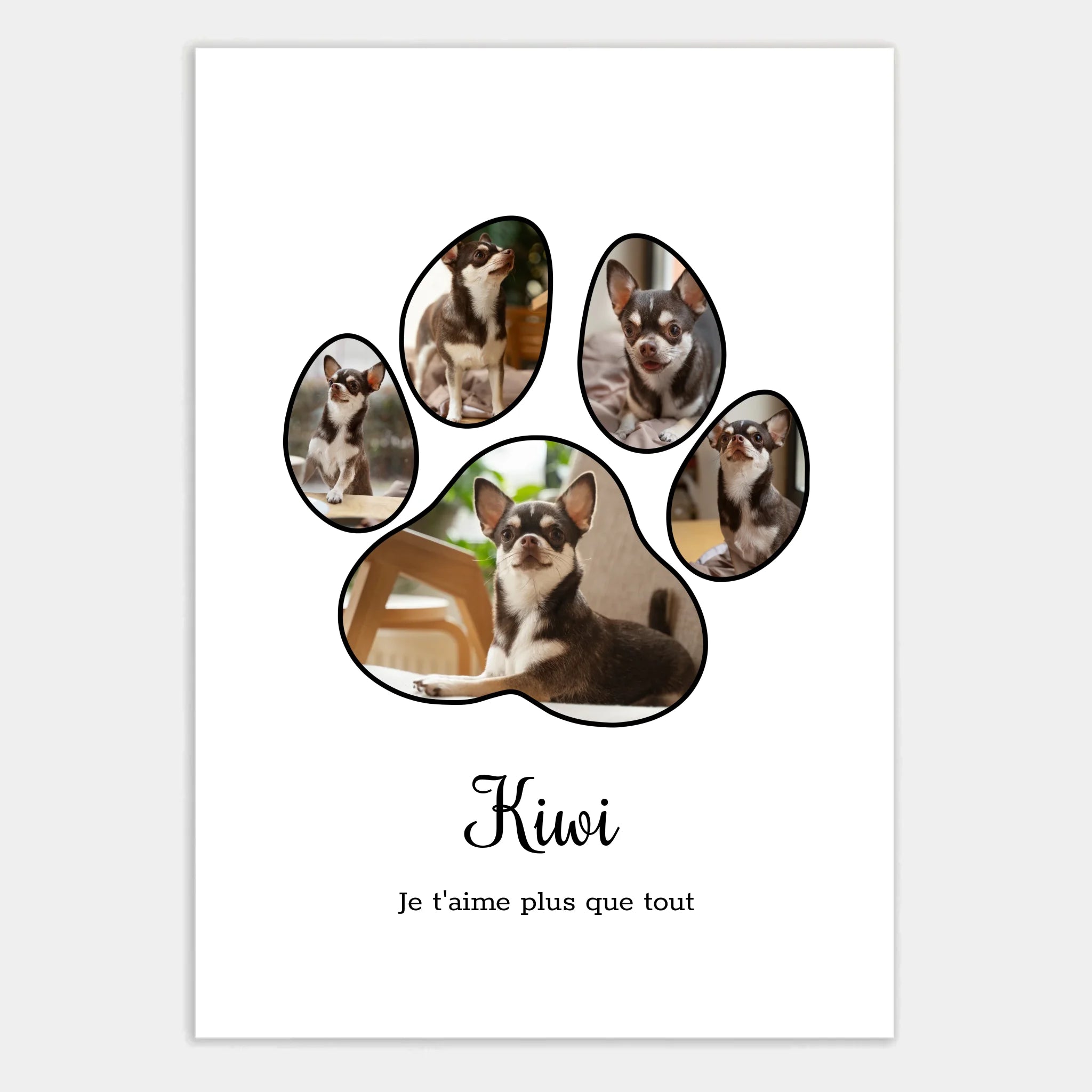 Affiche personnalisée cadeau