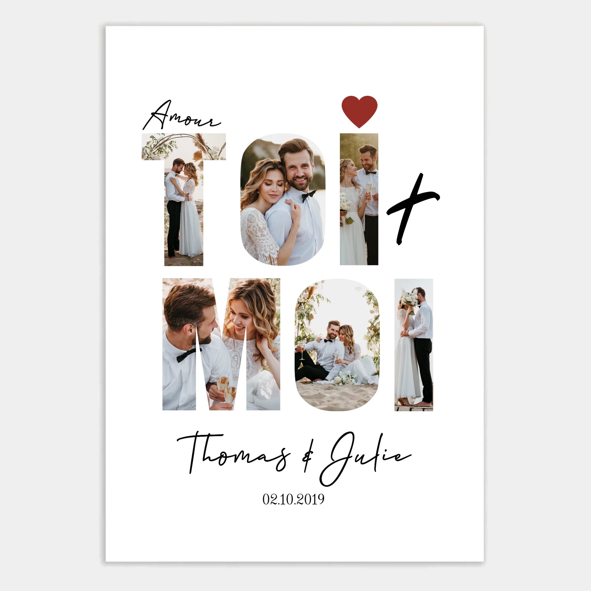 Affiche personnalisée cadeau