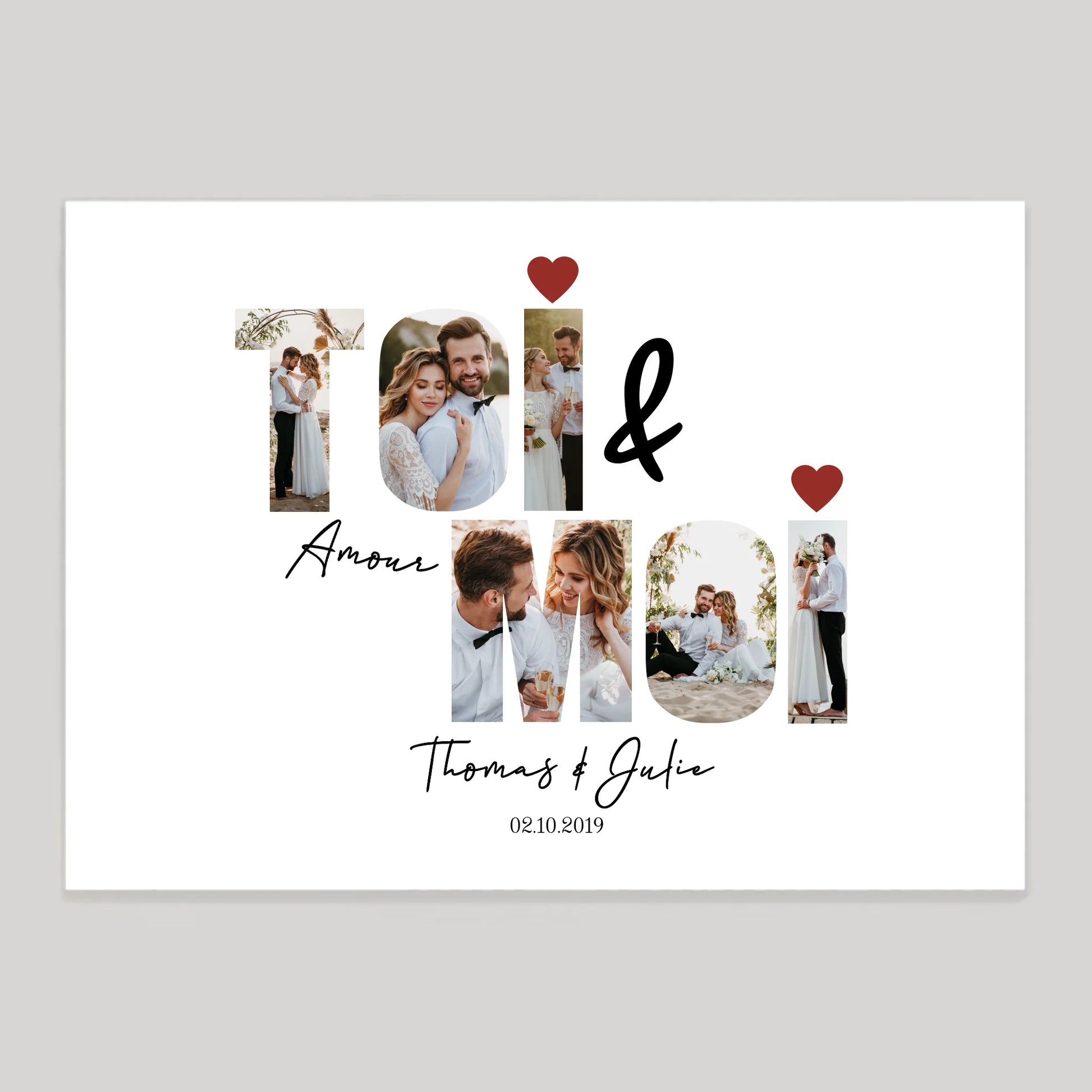 Affiche personnalisée cadeau