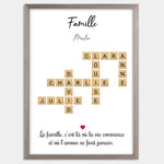 Cadre bois personnalisé cadeau