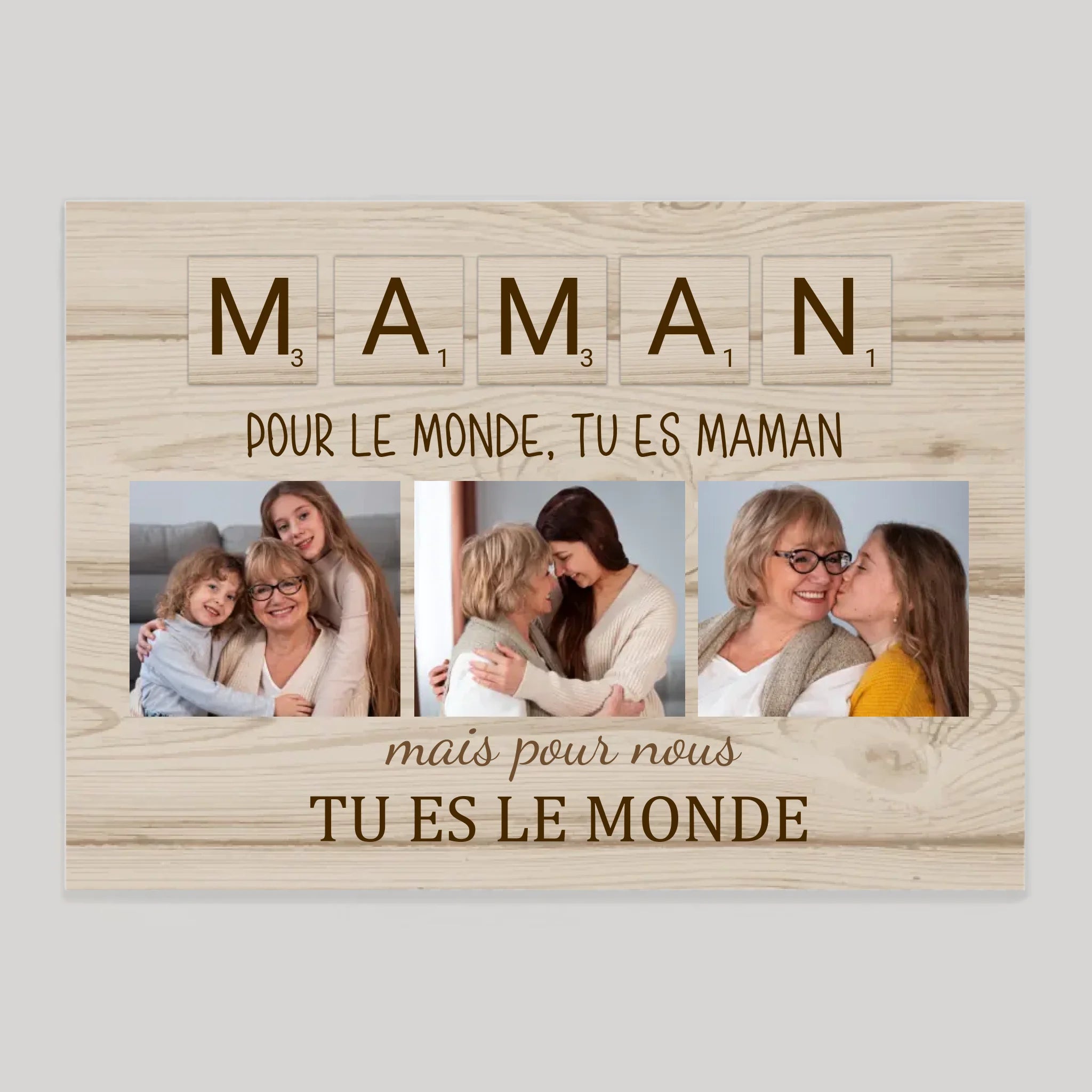 Affiche personnalisée cadeau