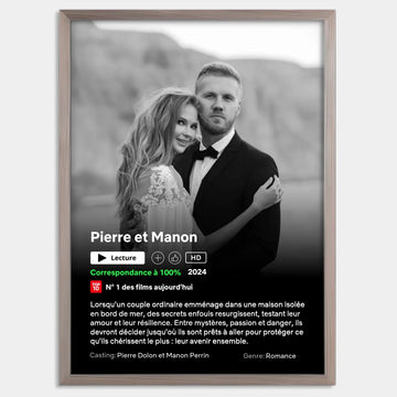 Cadre bois personnalisé cadeau