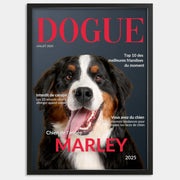 Cadre bois noir personnalisé cadeau