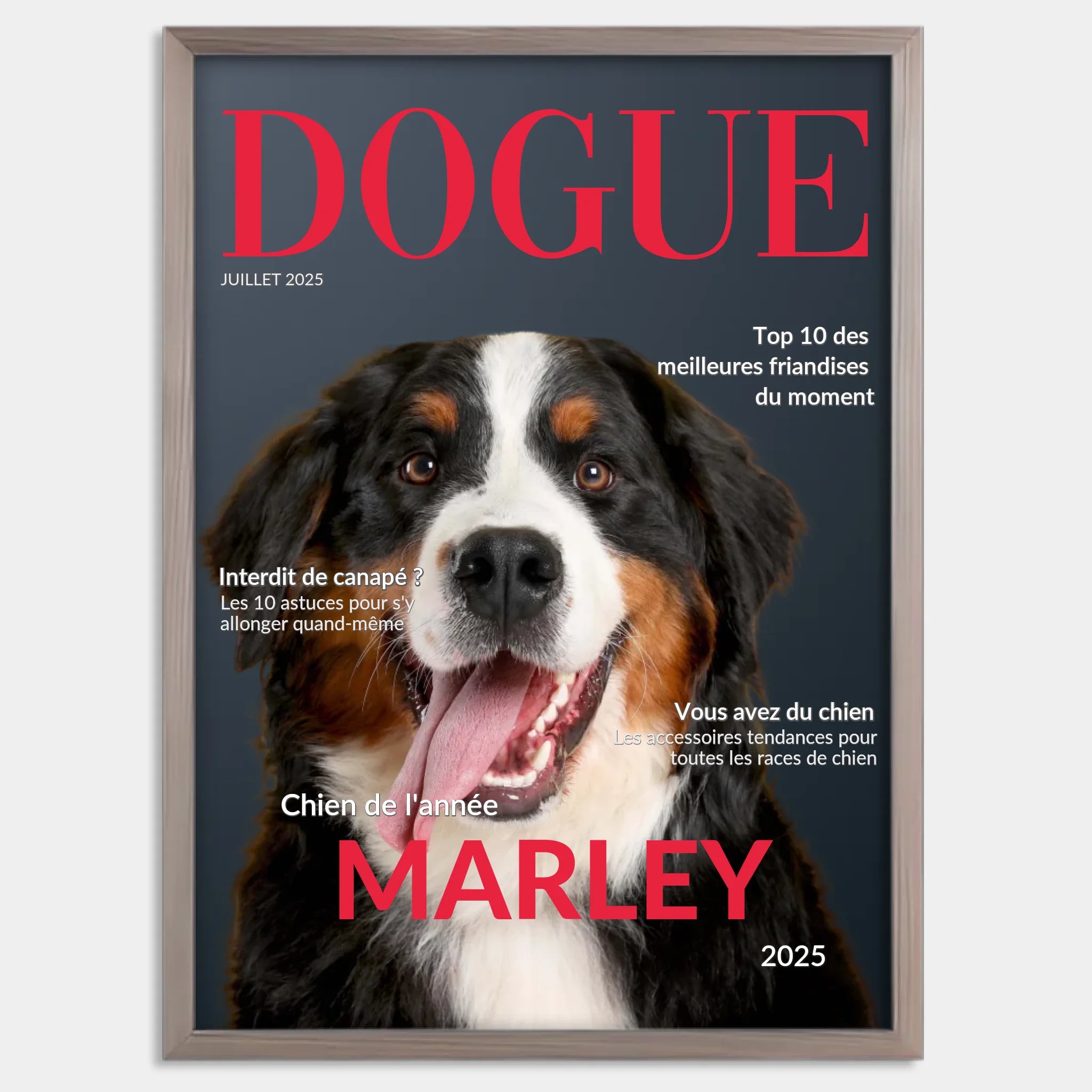 Cadre bois personnalisé cadeau