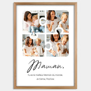 Cadre bois personnalisé cadeau