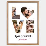 Cadre bois personnalisé cadeau