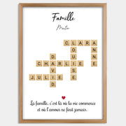 Cadre bois personnalisé cadeau