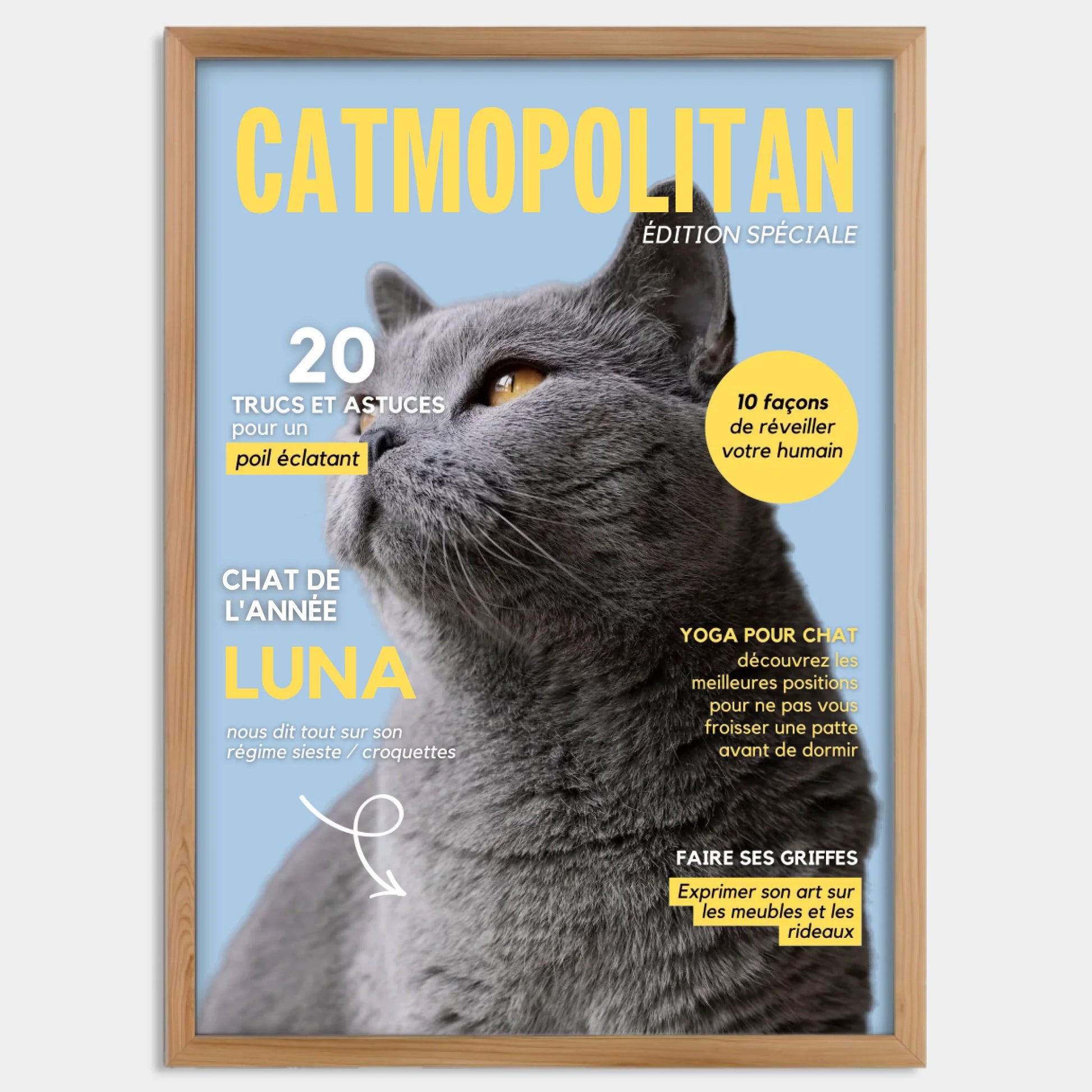 Cadre bois personnalisé cadeau