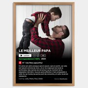 Cadre bois personnalisé cadeau