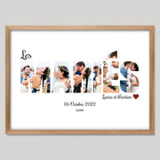 Cadre bois personnalisé cadeau