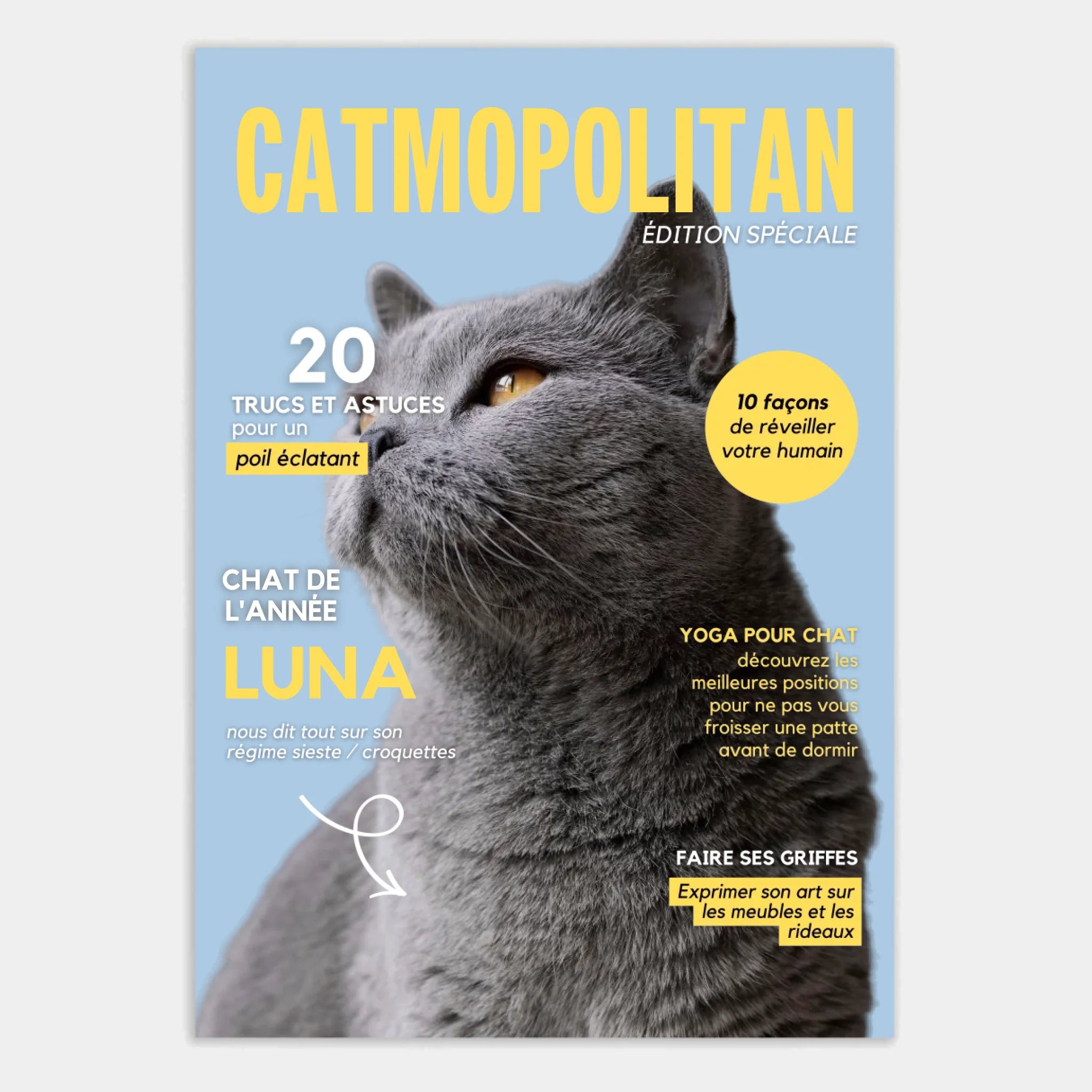 Affiche personnalisée cadeau