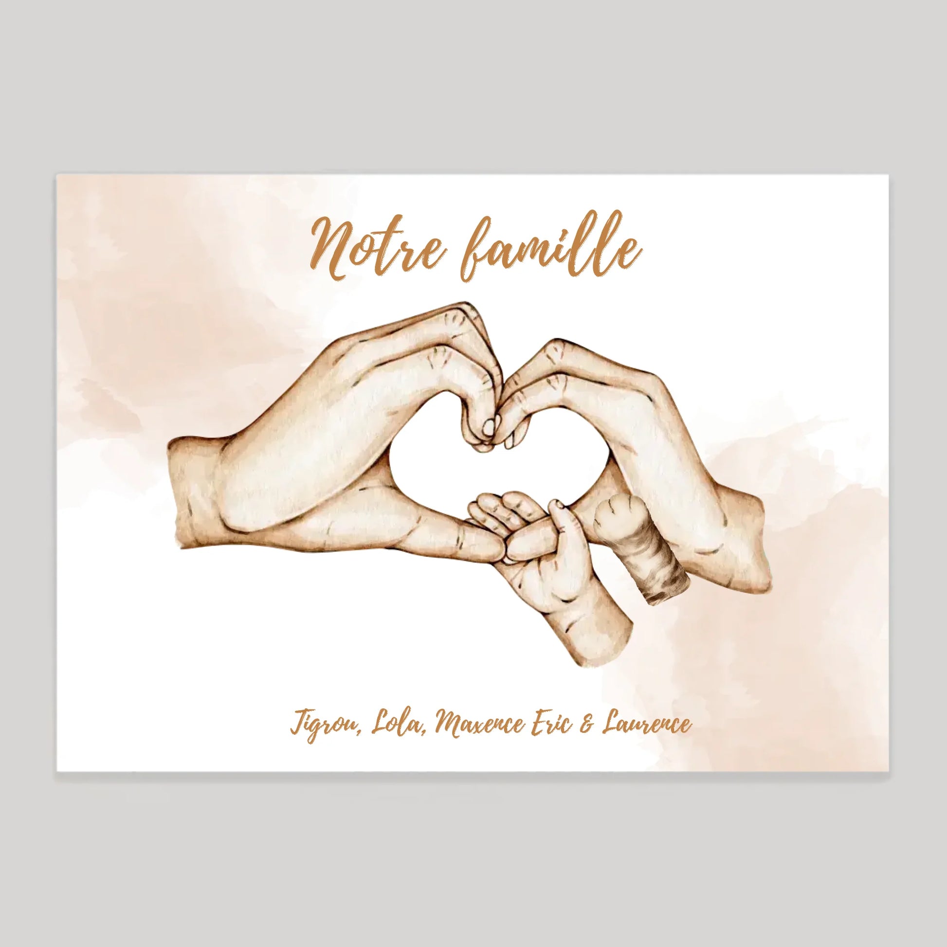 Affiche personnalisée cadeau