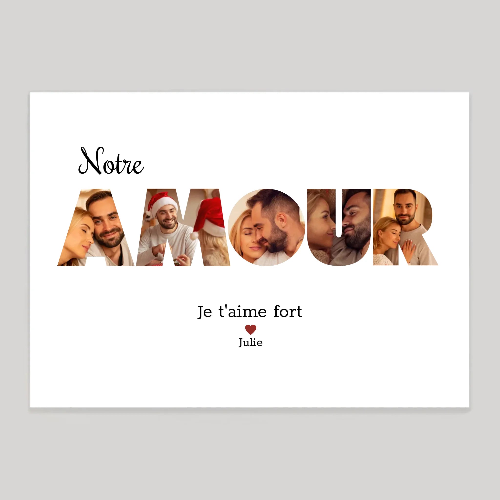 Affiche personnalisée cadeau