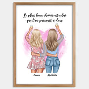 Cadre bois personnalisé cadeau