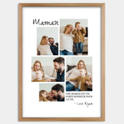 Cadre bois personnalisé cadeau