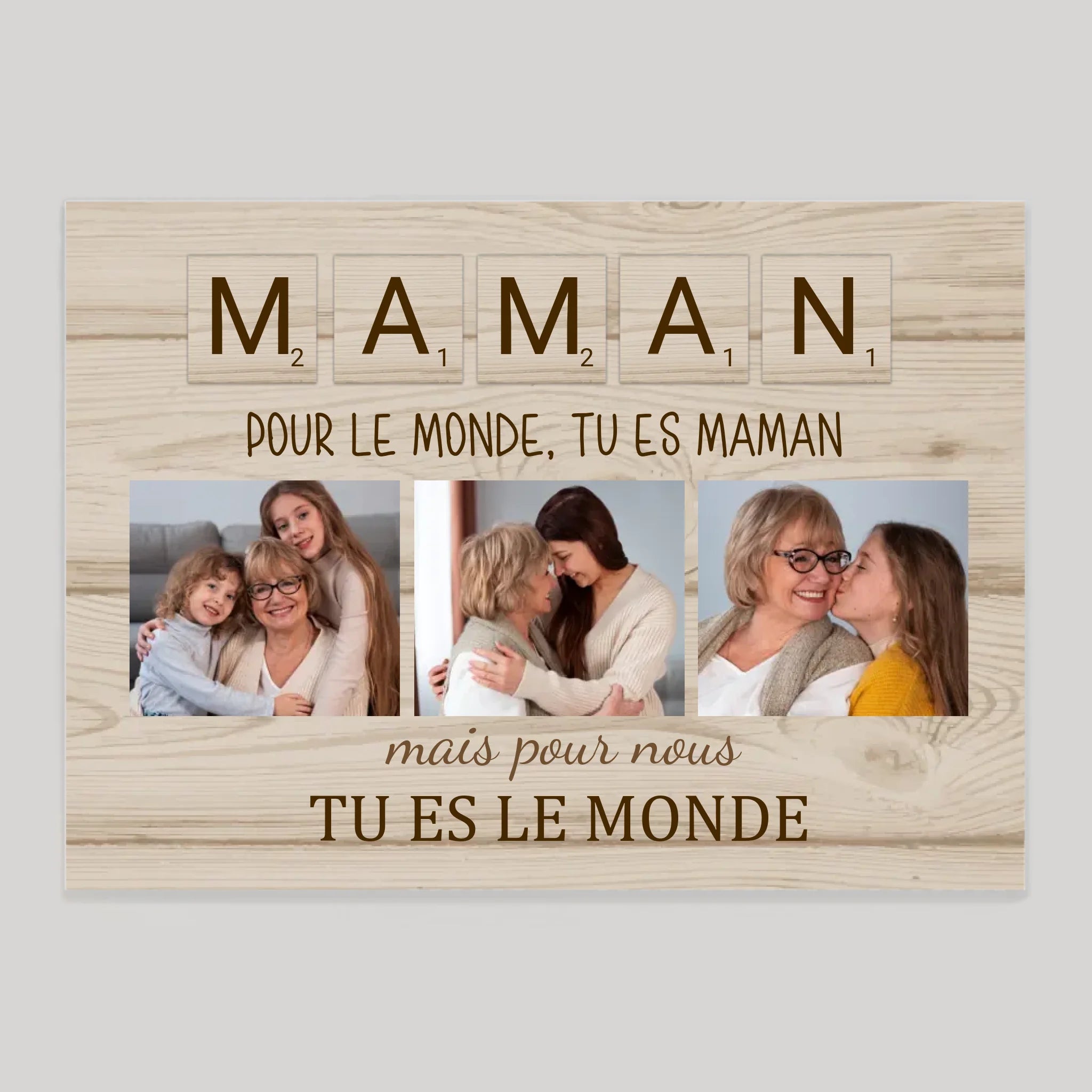 Affiche personnalisée cadeau