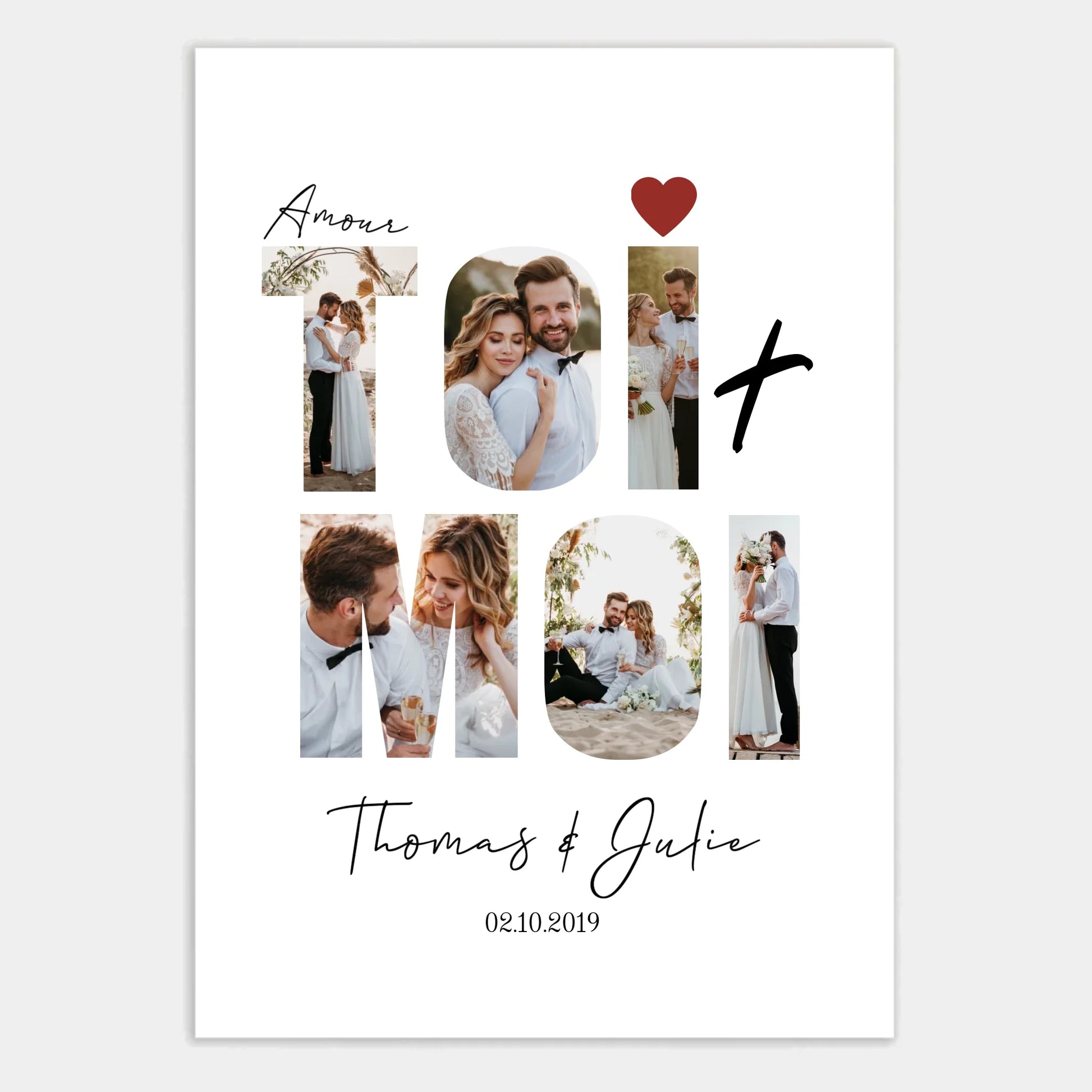 Affiche personnalisée cadeau