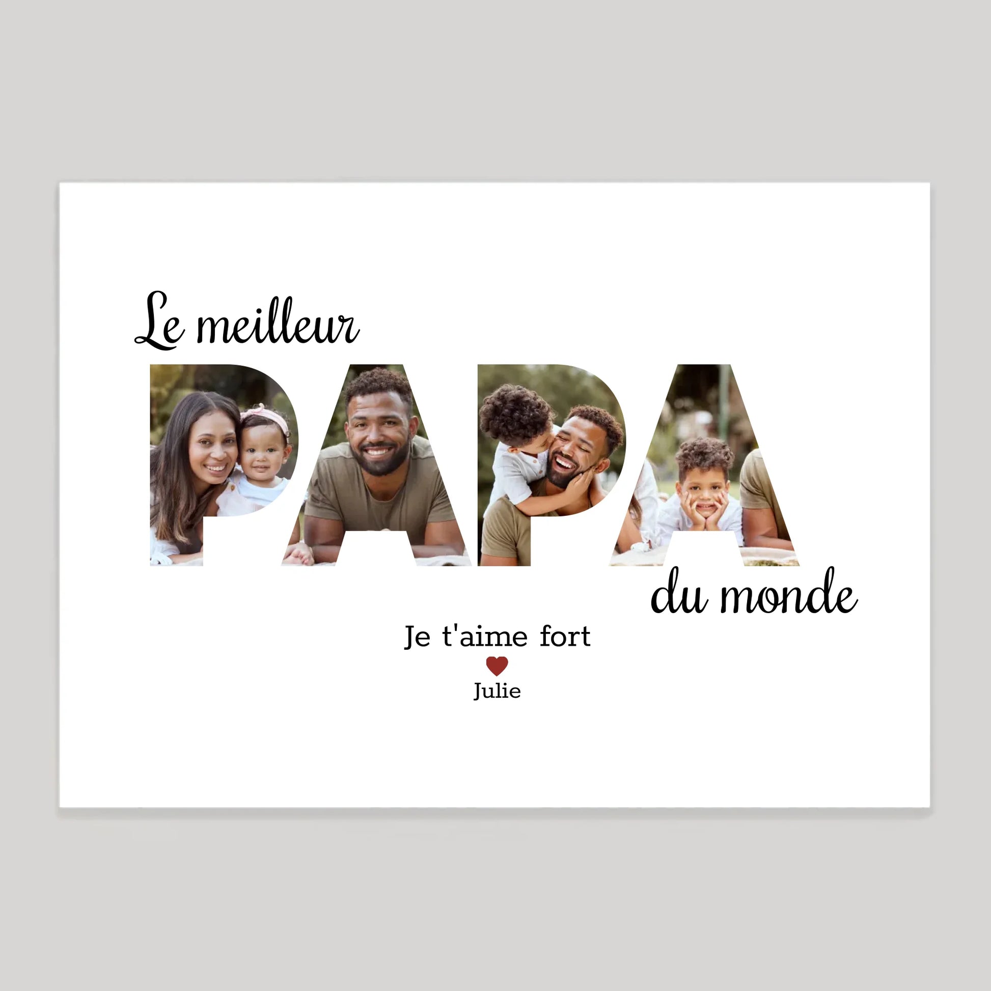 Affiche personnalisée cadeau