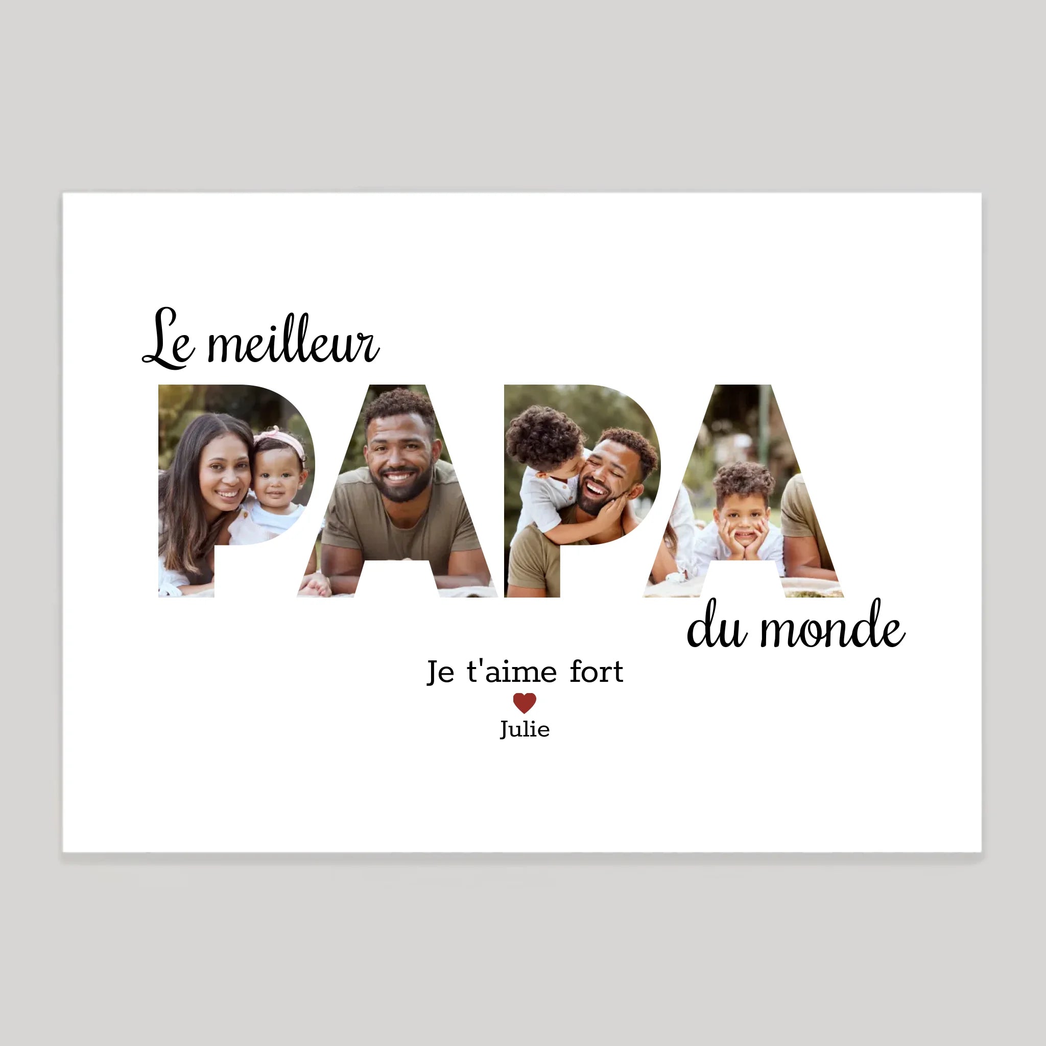 Affiche personnalisée cadeau