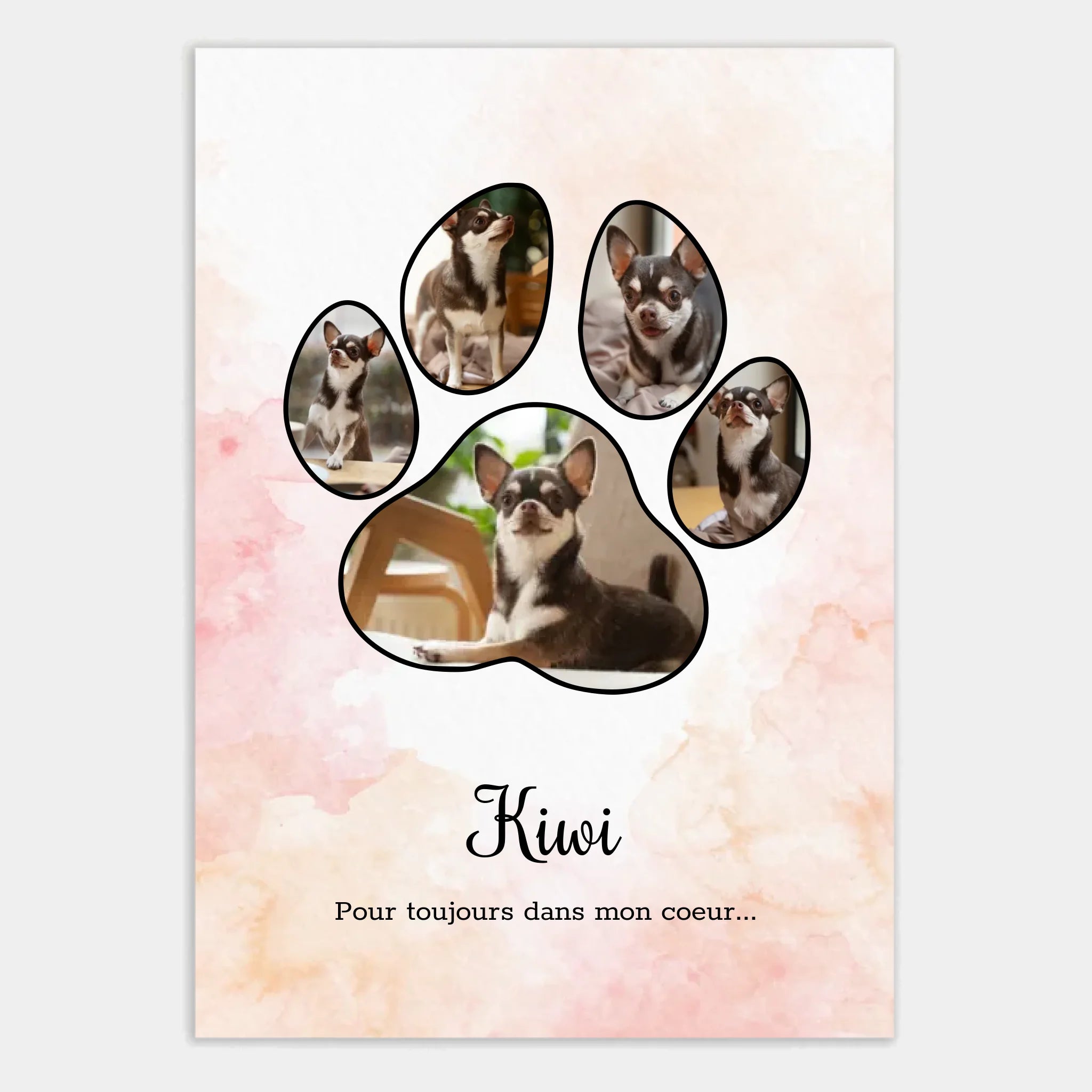 Affiche personnalisée cadeau