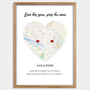 Cadre bois personnalisé cadeau