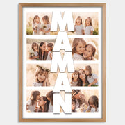 Cadre bois personnalisé cadeau