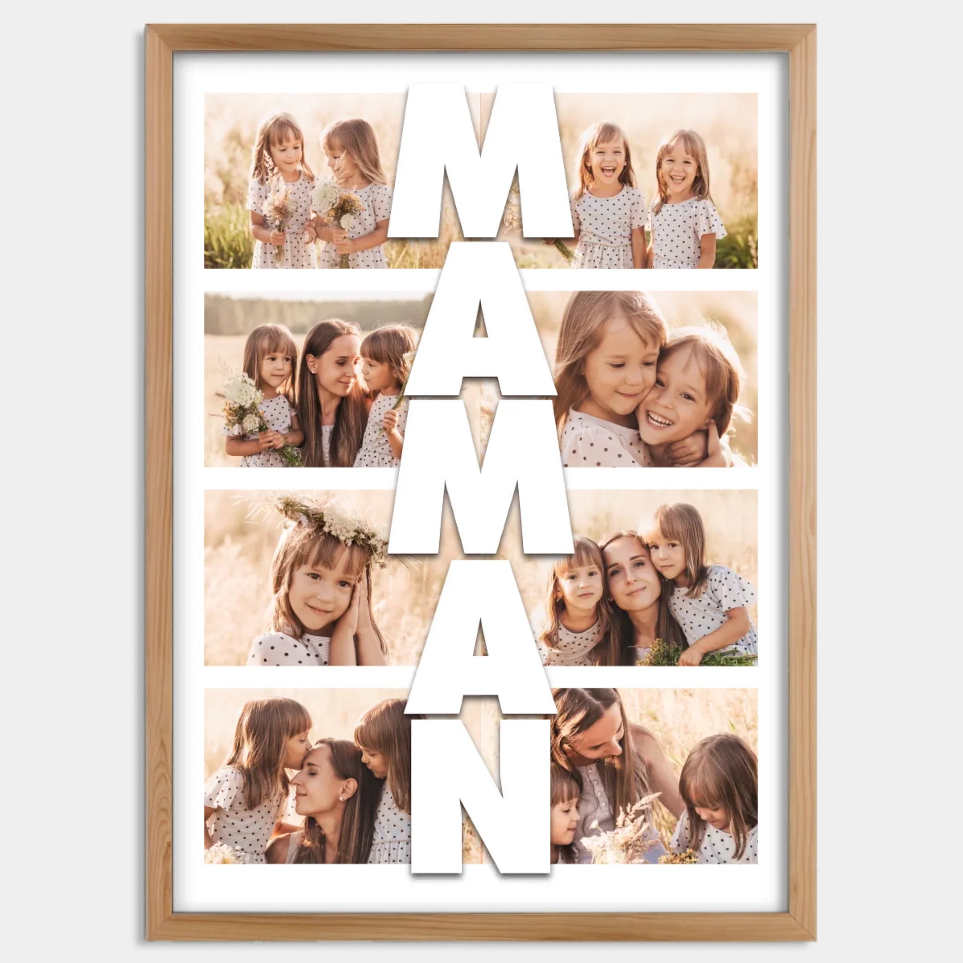 Cadre bois personnalisé cadeau