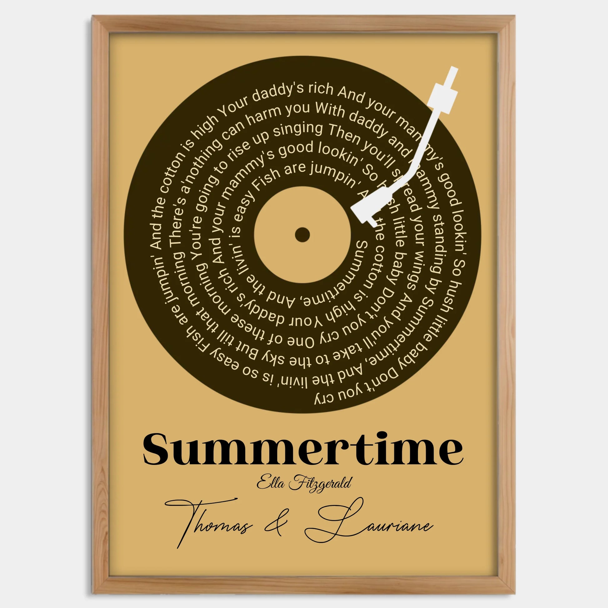 Cadre bois personnalisé cadeau