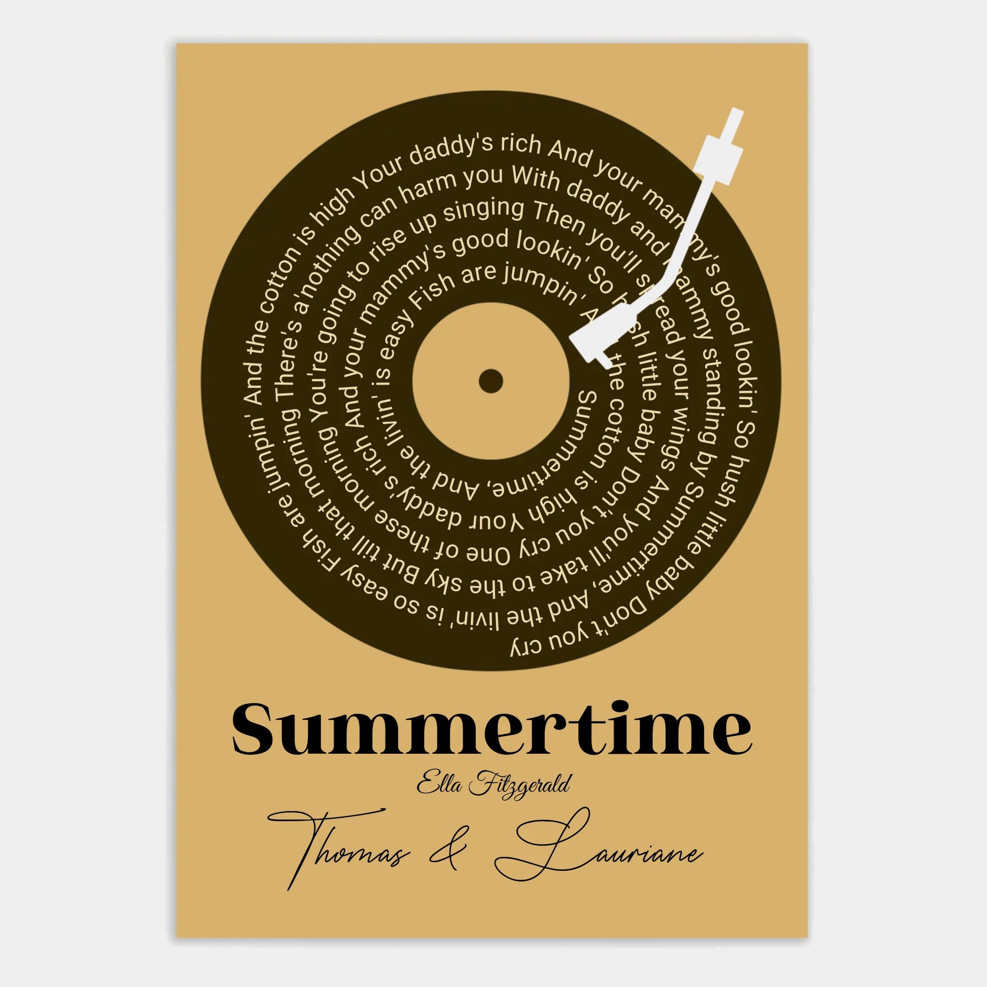 Affiche personnalisée cadeau