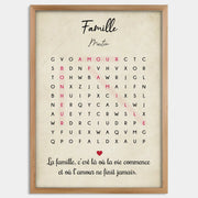Cadre bois personnalisé cadeau