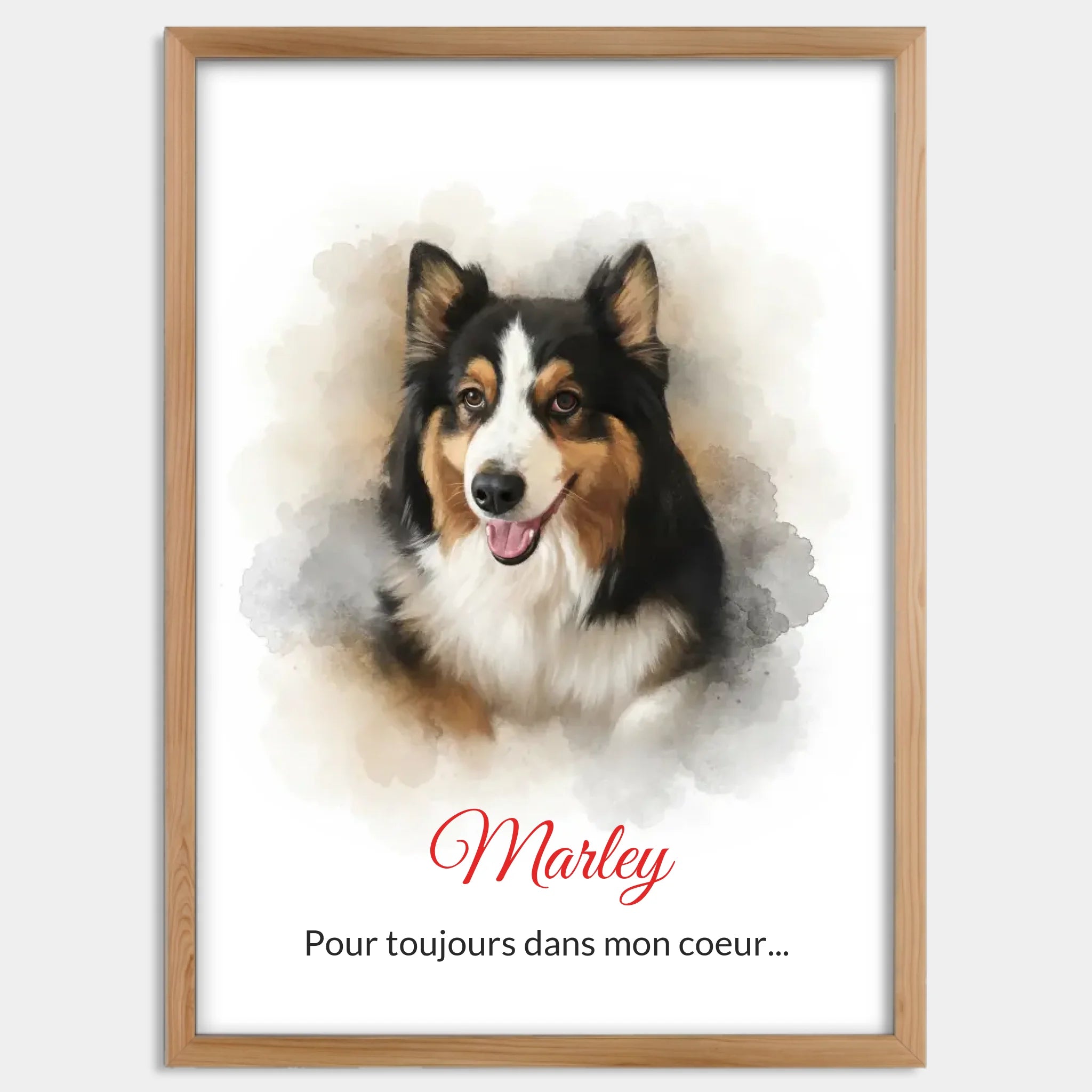 Cadre bois personnalisé cadeau