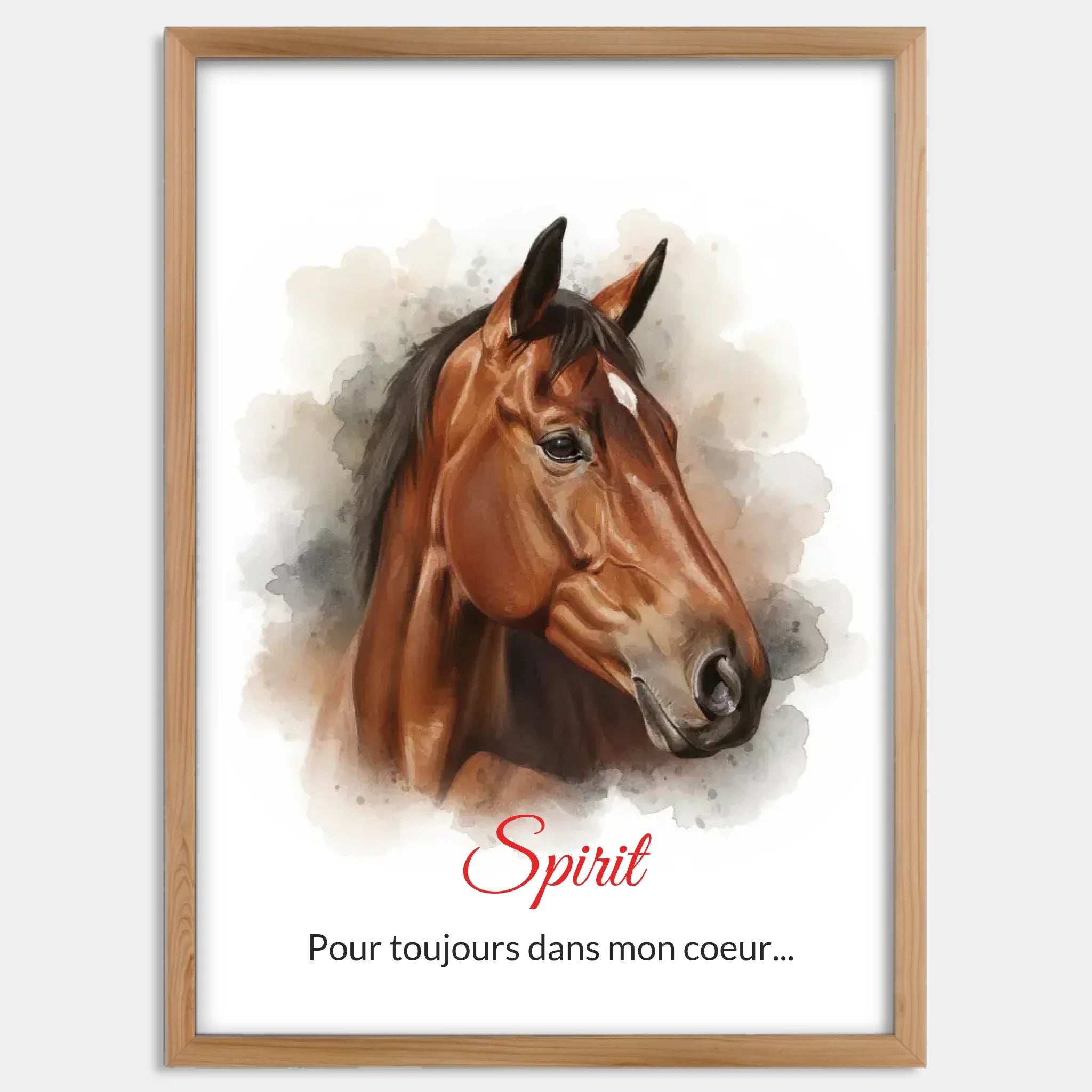 Cadre bois personnalisé cadeau