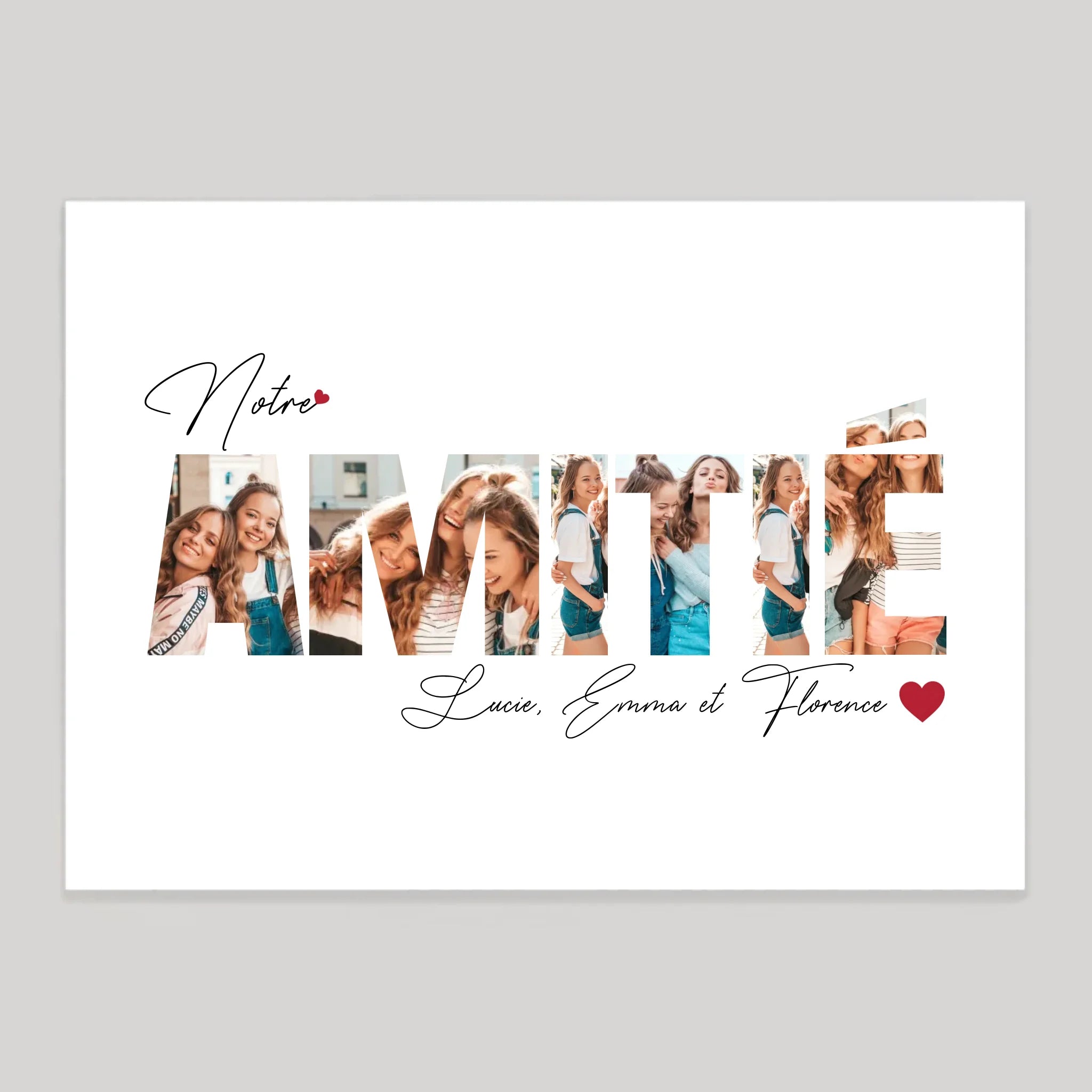 Affiche personnalisée cadeau