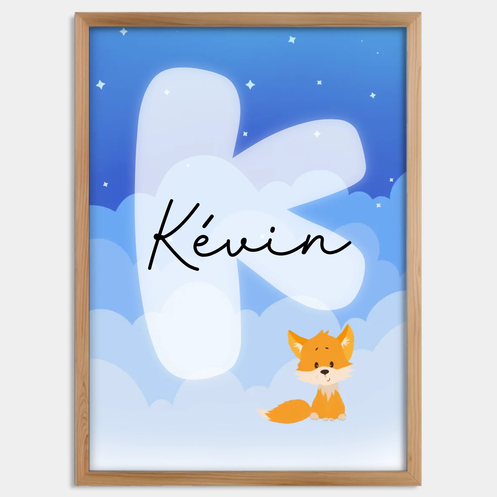 Cadre bois personnalisé cadeau