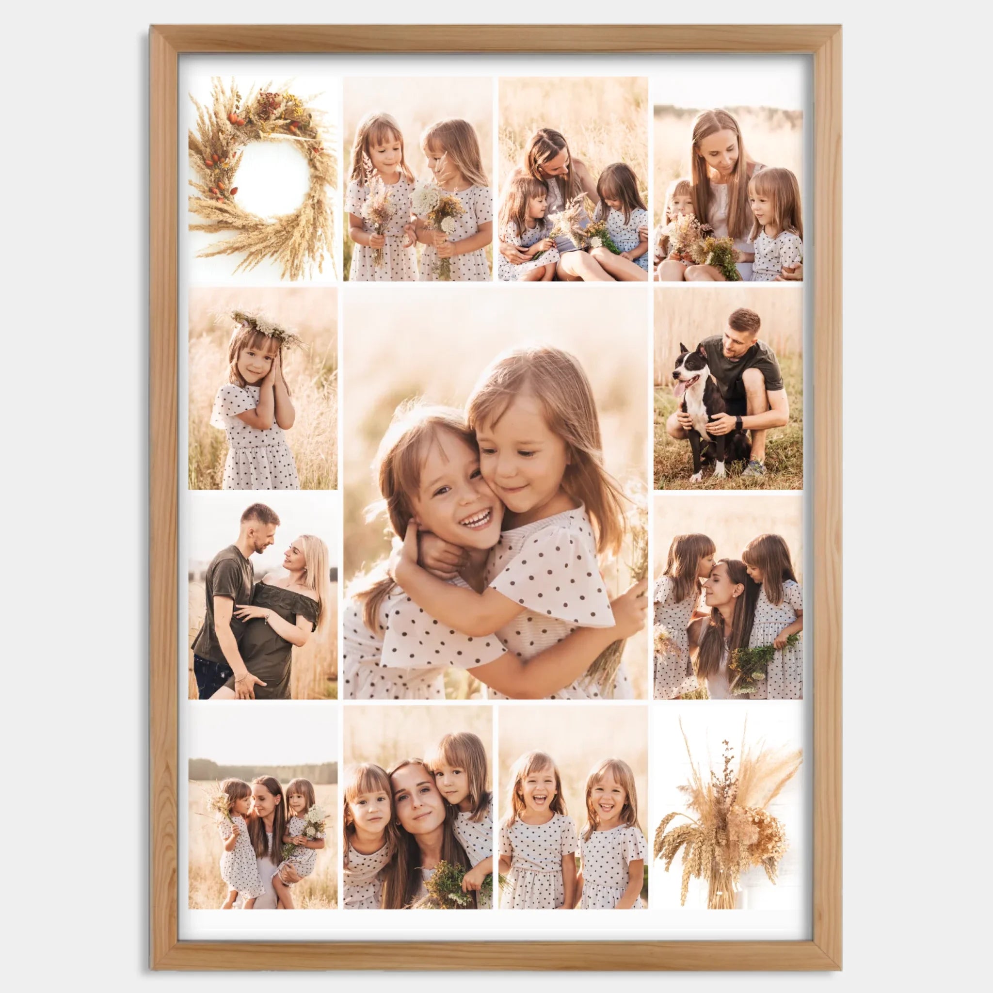 Cadre bois personnalisé cadeau