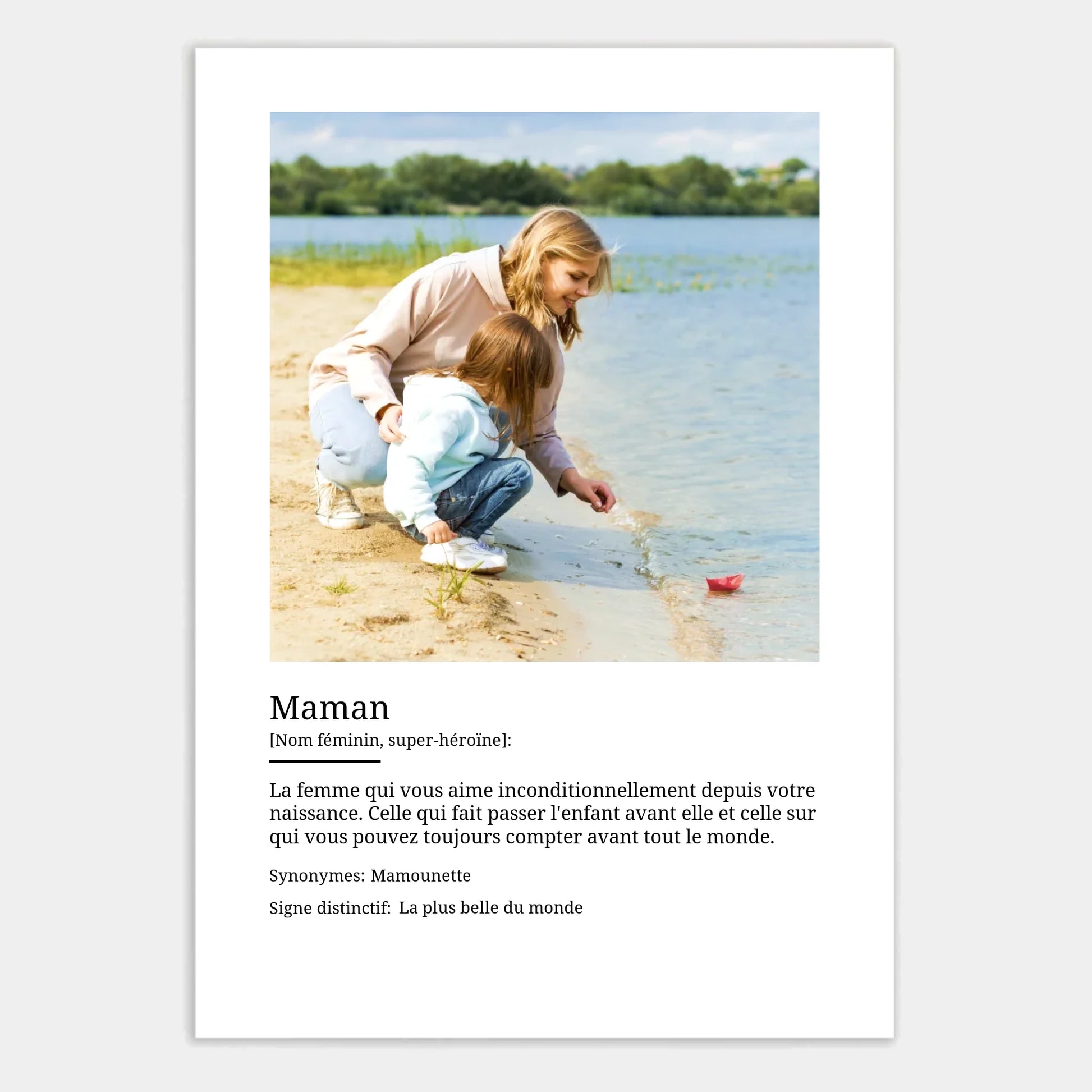 Affiche personnalisée cadeau